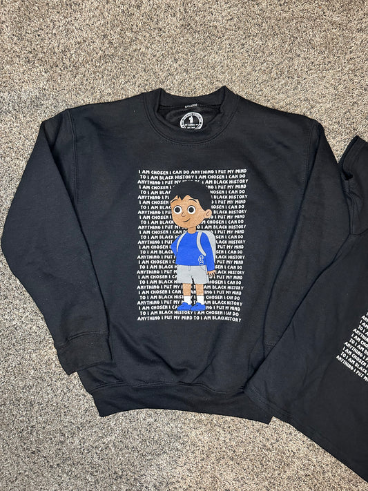 Youth “History” Crewneck