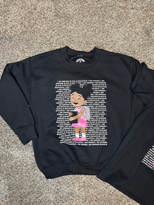 Youth “Beautiful” Crewneck