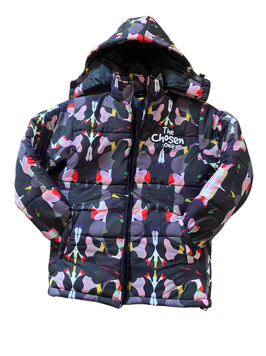 Colored Camo Bubble Coat