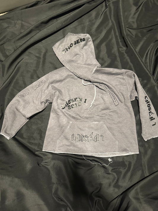 Dyed Charcoal “Destroyed” Hoodie