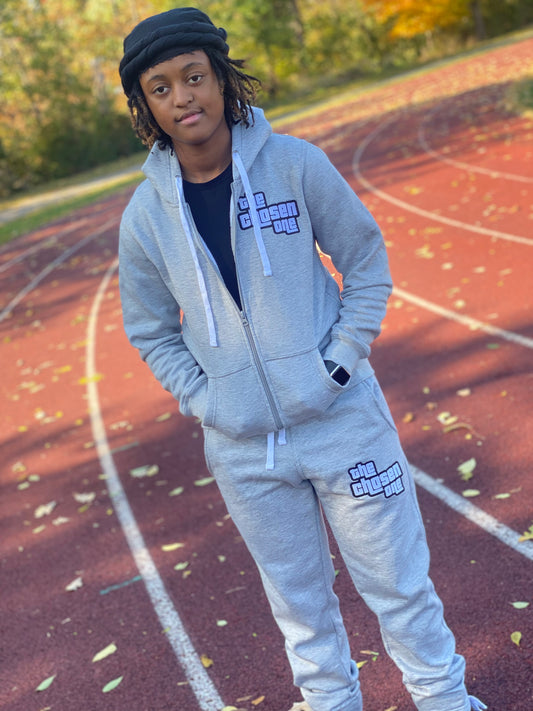 Grey Fleece Sweatsuit