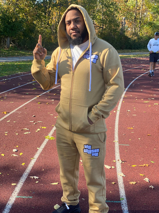 Tan Fleece Sweatsuit